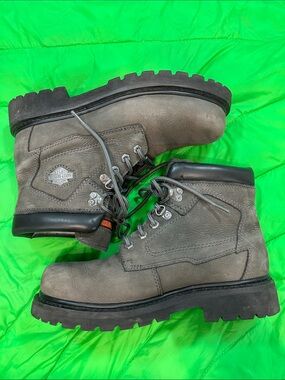 Men’s 10 Harley Davidson boots lace up